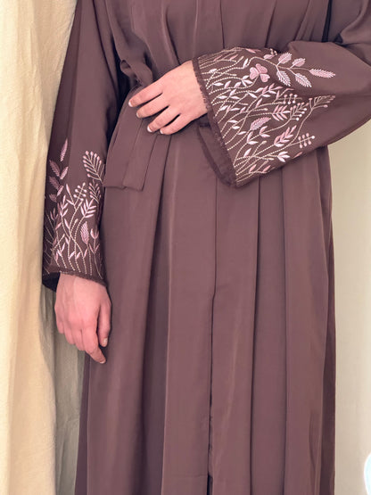 Premium front open Nida Abaya